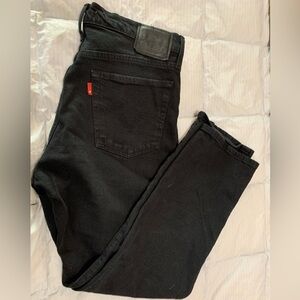 Levi's 28 Black Womens wedgie Straight Jeans classic everyday essentials comfy